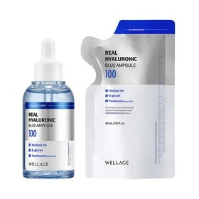 WELLAGE Real Hyaluronic Blue 100 Ampoule 60ml + 60ml