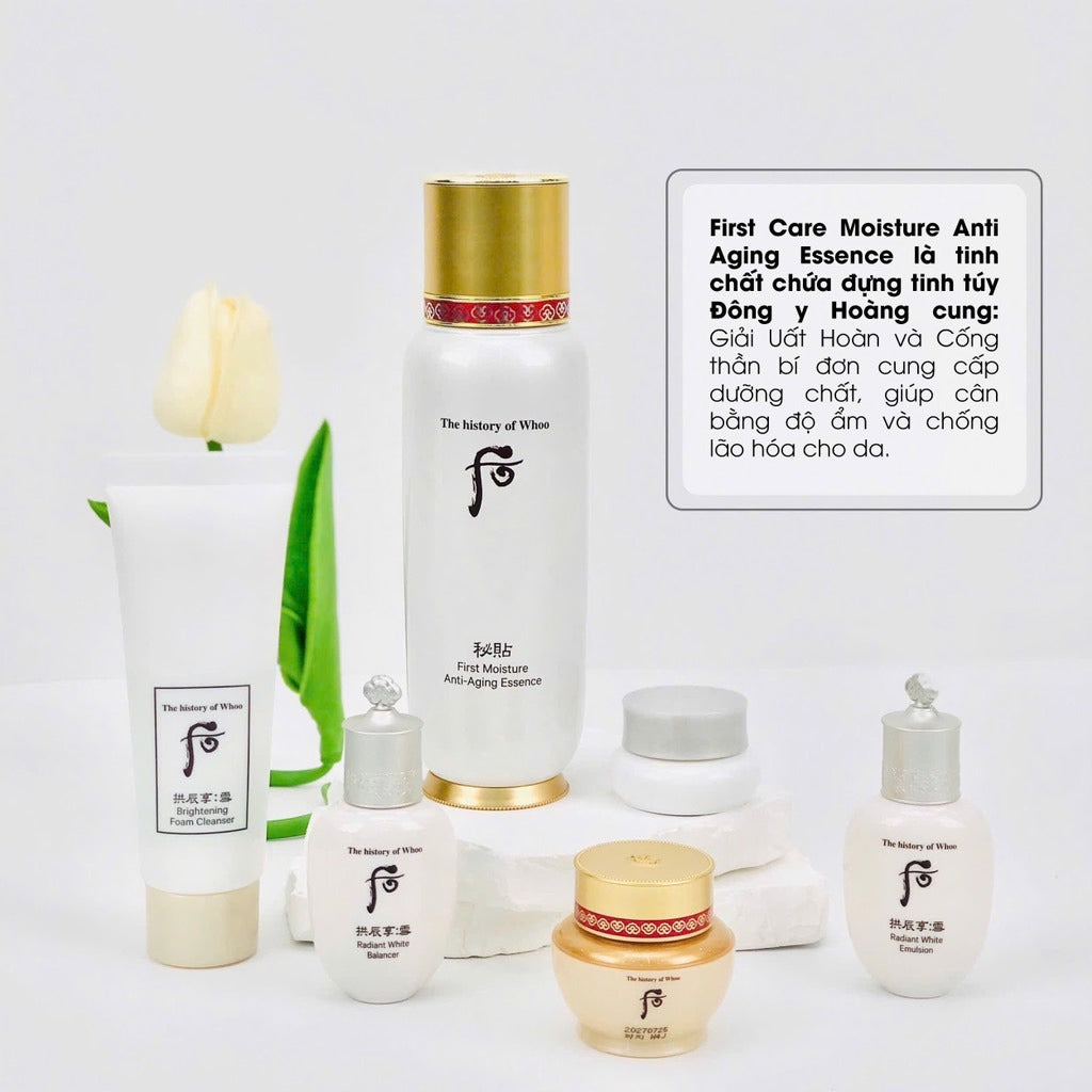 THE HISTORY OF WHOO First Moisture Anti Aging Essence Special Set