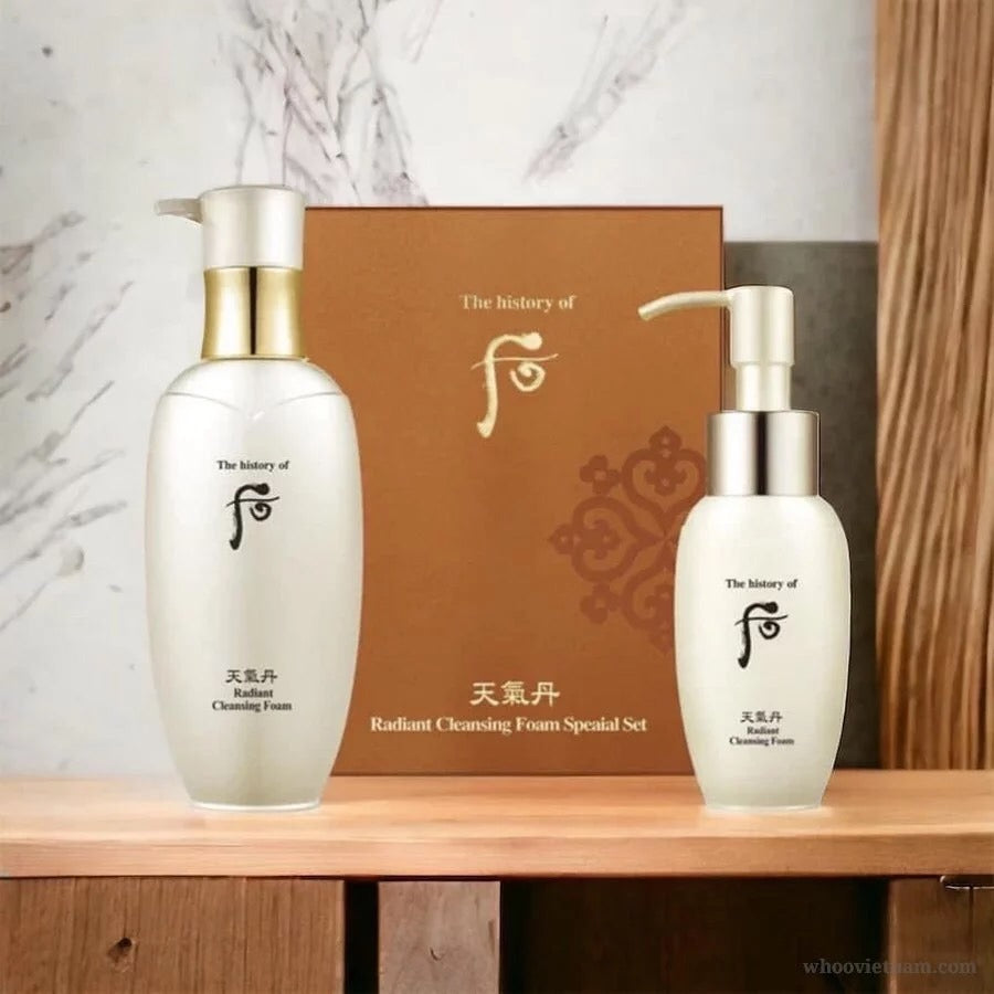 THE HISTORY OF WHOO Cheongidan Radiant Cleansing Foam Special Set