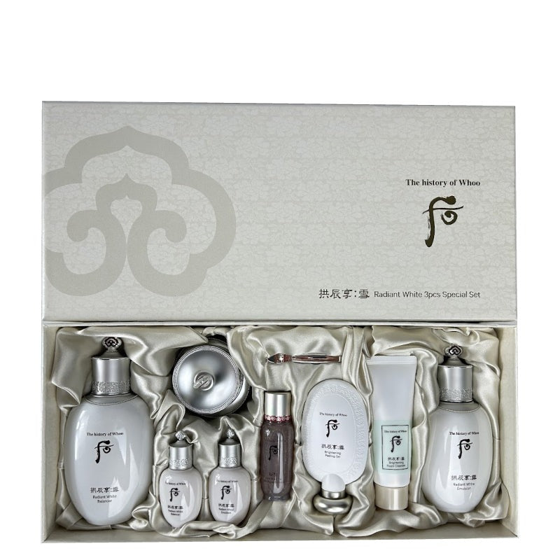 THE HISTORY OF WHOO Gongjinhyang Seol Radiant White 3pcs