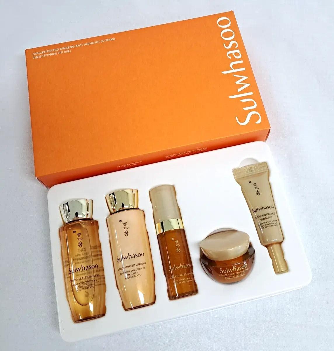 SULWHASOO Concentrated Ginseng Anti-Aging Kit (5 items)
