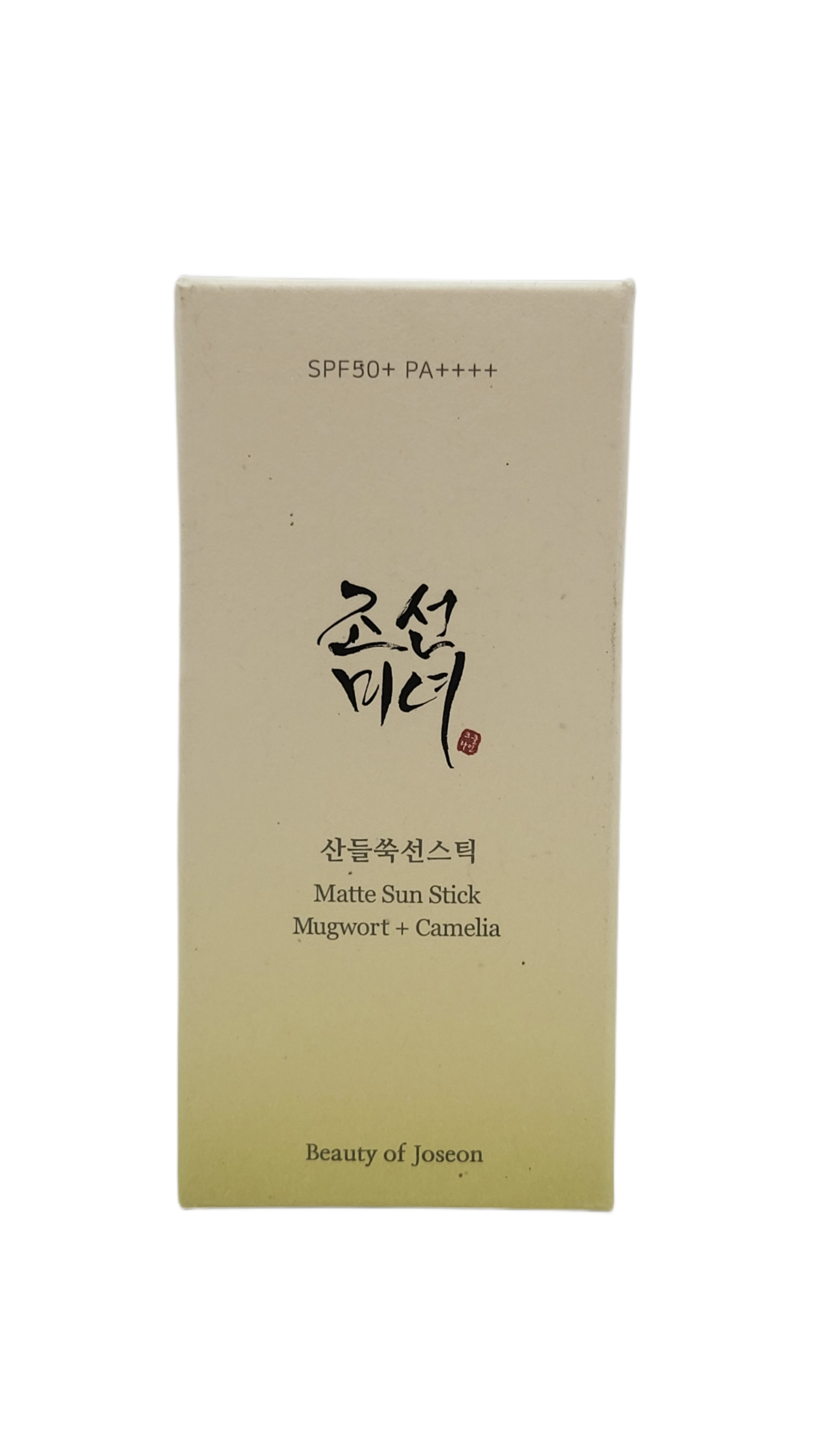 Beauty of Joseon: Matte Sun Stick Mugwort + Camelia 18g