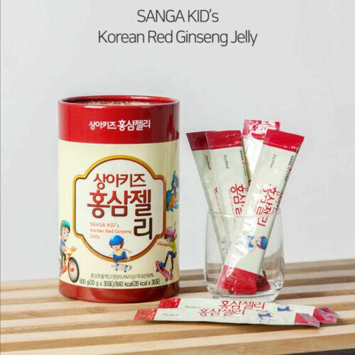 SANGA Kid's Korean Red Ginseng Jelly 20g x 30 sticks