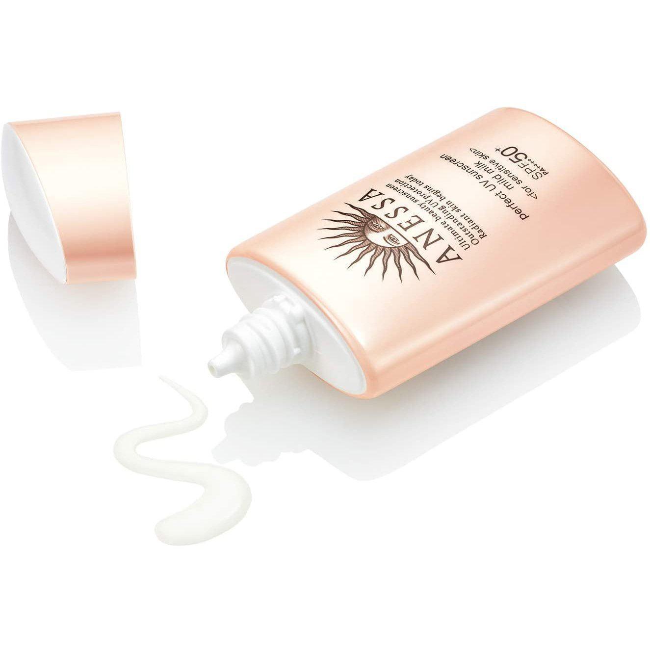SHISEIDO Anessa UV Sunscreen Mild Milk For Sensitive Spf50+ Pa++++60ml