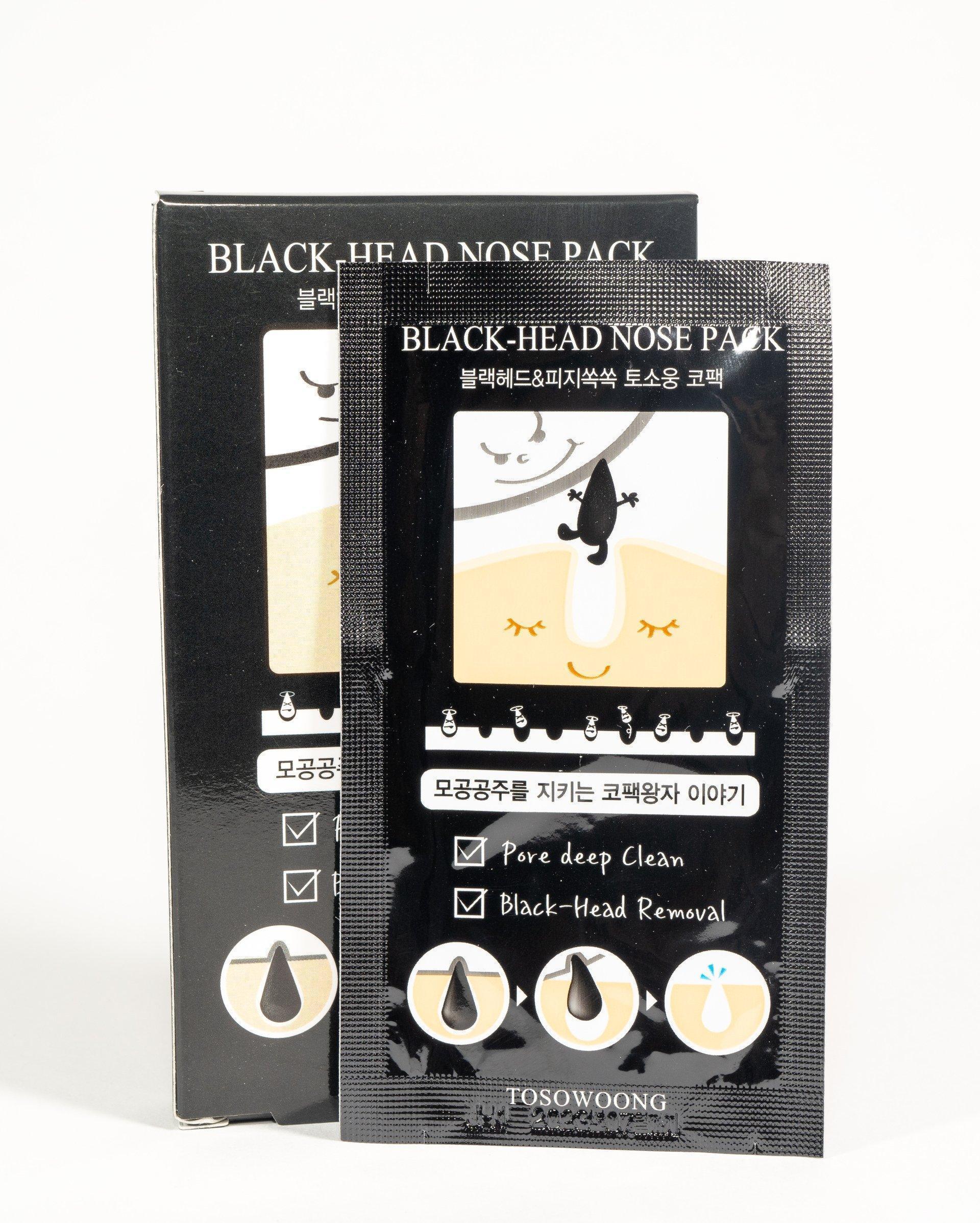 TOSOWOONG Blackhead & Sebum Out Nose Pack 8pcs