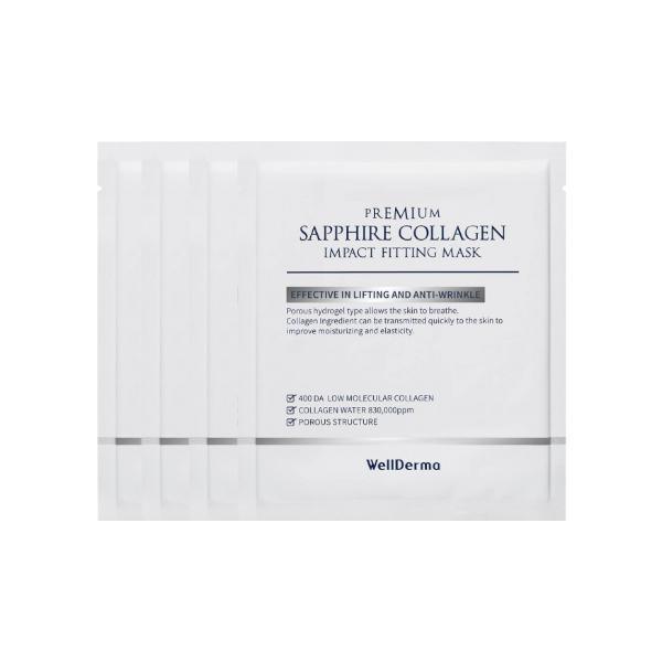 WELLDERMA Premium Sapphire Collagen Impact Fitting Mask 